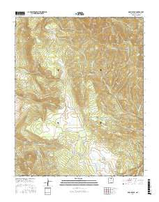 Garcia Peak New Mexico Current topographic map, 1:24000 scale, 7.5 X 7.5 Minute, Year 2017