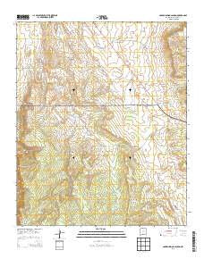 Garden Spring Canyon New Mexico Historical topographic map, 1:24000 scale, 7.5 X 7.5 Minute, Year 2013