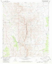 Gardner Peak New Mexico Historical topographic map, 1:24000 scale, 7.5 X 7.5 Minute, Year 1981