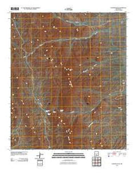 Gardner Peak New Mexico Historical topographic map, 1:24000 scale, 7.5 X 7.5 Minute, Year 2010