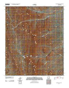 Gardner Peak New Mexico Historical topographic map, 1:24000 scale, 7.5 X 7.5 Minute, Year 2010