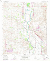 Garfield New Mexico Historical topographic map, 1:24000 scale, 7.5 X 7.5 Minute, Year 1961