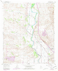 Garfield New Mexico Historical topographic map, 1:24000 scale, 7.5 X 7.5 Minute, Year 1961
