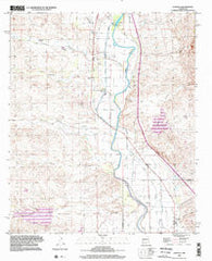 Garfield New Mexico Historical topographic map, 1:24000 scale, 7.5 X 7.5 Minute, Year 1996