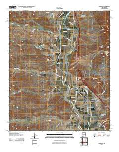 Garfield New Mexico Historical topographic map, 1:24000 scale, 7.5 X 7.5 Minute, Year 2010