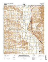 Garfield New Mexico Current topographic map, 1:24000 scale, 7.5 X 7.5 Minute, Year 2017