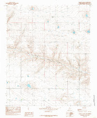 Garrett Ranch New Mexico Historical topographic map, 1:24000 scale, 7.5 X 7.5 Minute, Year 1985