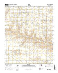 Garrett Ranch New Mexico Current topographic map, 1:24000 scale, 7.5 X 7.5 Minute, Year 2017