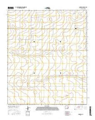 Garrison New Mexico Current topographic map, 1:24000 scale, 7.5 X 7.5 Minute, Year 2017