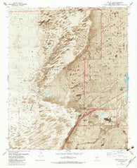 Garton Lake New Mexico Historical topographic map, 1:24000 scale, 7.5 X 7.5 Minute, Year 1982