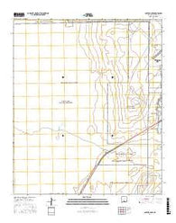 Garton Lake New Mexico Current topographic map, 1:24000 scale, 7.5 X 7.5 Minute, Year 2017
