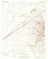 Gary New Mexico Historical topographic map, 1:24000 scale, 7.5 X 7.5 Minute, Year 1964