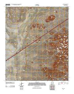 Gary New Mexico Historical topographic map, 1:24000 scale, 7.5 X 7.5 Minute, Year 2010