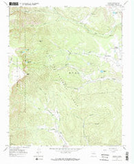 Gascon New Mexico Historical topographic map, 1:24000 scale, 7.5 X 7.5 Minute, Year 1965