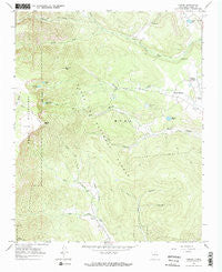 Gascon New Mexico Historical topographic map, 1:24000 scale, 7.5 X 7.5 Minute, Year 1965