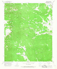 Gascon New Mexico Historical topographic map, 1:24000 scale, 7.5 X 7.5 Minute, Year 1965