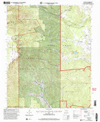 Gascon New Mexico Historical topographic map, 1:24000 scale, 7.5 X 7.5 Minute, Year 2002