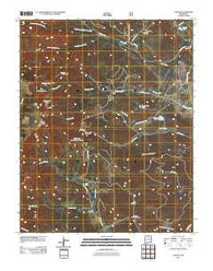 Gascon New Mexico Historical topographic map, 1:24000 scale, 7.5 X 7.5 Minute, Year 2011
