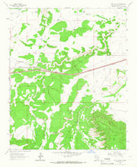 Gate Canyon New Mexico Historical topographic map, 1:24000 scale, 7.5 X 7.5 Minute, Year 1964