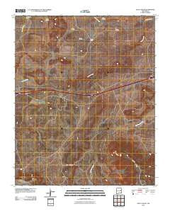 Gate Canyon New Mexico Historical topographic map, 1:24000 scale, 7.5 X 7.5 Minute, Year 2010