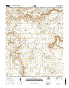 George Ranch New Mexico Current topographic map, 1:24000 scale, 7.5 X 7.5 Minute, Year 2017