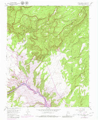 Ghost Ranch New Mexico Historical topographic map, 1:24000 scale, 7.5 X 7.5 Minute, Year 1953