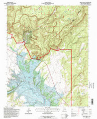 Ghost Ranch New Mexico Historical topographic map, 1:24000 scale, 7.5 X 7.5 Minute, Year 1995