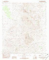 Gillespie Mountain New Mexico Historical topographic map, 1:24000 scale, 7.5 X 7.5 Minute, Year 1982