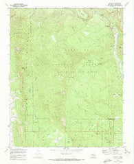 Gilman New Mexico Historical topographic map, 1:24000 scale, 7.5 X 7.5 Minute, Year 1970