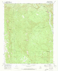 Gilman New Mexico Historical topographic map, 1:24000 scale, 7.5 X 7.5 Minute, Year 1970