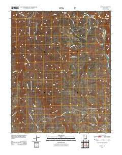 Gilman New Mexico Historical topographic map, 1:24000 scale, 7.5 X 7.5 Minute, Year 2011