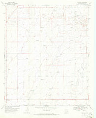 Gladiola New Mexico Historical topographic map, 1:24000 scale, 7.5 X 7.5 Minute, Year 1970