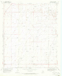 Gladiola New Mexico Historical topographic map, 1:24000 scale, 7.5 X 7.5 Minute, Year 1970