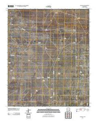 Gladiola New Mexico Historical topographic map, 1:24000 scale, 7.5 X 7.5 Minute, Year 2010