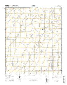 Gladiola New Mexico Historical topographic map, 1:24000 scale, 7.5 X 7.5 Minute, Year 2013