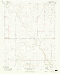 Gladstone New Mexico Historical topographic map, 1:24000 scale, 7.5 X 7.5 Minute, Year 1977