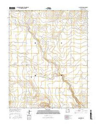 Gladstone New Mexico Current topographic map, 1:24000 scale, 7.5 X 7.5 Minute, Year 2017