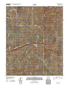 Glenrio New Mexico Historical topographic map, 1:24000 scale, 7.5 X 7.5 Minute, Year 2010