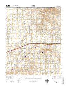 Glenrio New Mexico Historical topographic map, 1:24000 scale, 7.5 X 7.5 Minute, Year 2013
