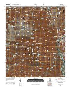 Glenwood New Mexico Historical topographic map, 1:24000 scale, 7.5 X 7.5 Minute, Year 2011