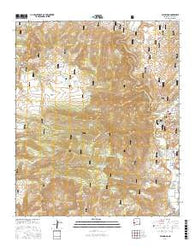 Glenwood New Mexico Current topographic map, 1:24000 scale, 7.5 X 7.5 Minute, Year 2017