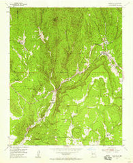 Glorieta New Mexico Historical topographic map, 1:24000 scale, 7.5 X 7.5 Minute, Year 1953
