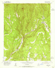 Glorieta New Mexico Historical topographic map, 1:24000 scale, 7.5 X 7.5 Minute, Year 1953