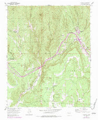 Glorieta New Mexico Historical topographic map, 1:24000 scale, 7.5 X 7.5 Minute, Year 1953
