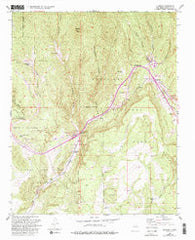 Glorieta New Mexico Historical topographic map, 1:24000 scale, 7.5 X 7.5 Minute, Year 1953