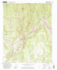 Glorieta New Mexico Historical topographic map, 1:24000 scale, 7.5 X 7.5 Minute, Year 1953
