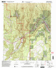 Glorieta New Mexico Historical topographic map, 1:24000 scale, 7.5 X 7.5 Minute, Year 2002