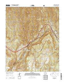 Glorieta New Mexico Historical topographic map, 1:24000 scale, 7.5 X 7.5 Minute, Year 2013