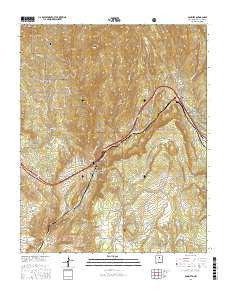 Glorieta New Mexico Current topographic map, 1:24000 scale, 7.5 X 7.5 Minute, Year 2017