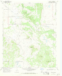 Goat Hill New Mexico Historical topographic map, 1:24000 scale, 7.5 X 7.5 Minute, Year 1967